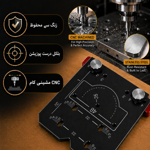 35mm Cabinet Hinge Drilling Template Locator Jig