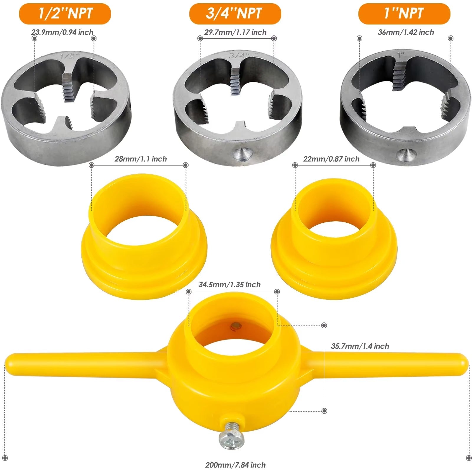 PVC  Plastic Die Thread Cutter